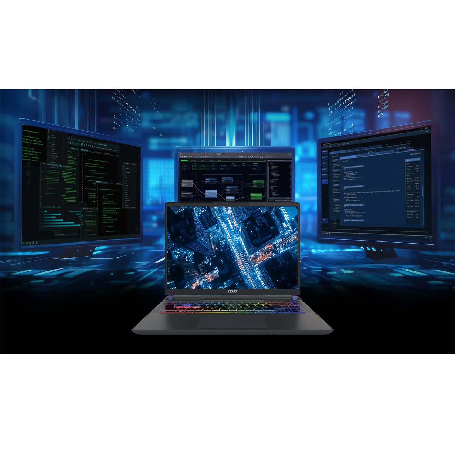 لپ تاپ 16 اینچی ام اس آی مدل Vector 16 HX AI A2XWHG-Core Ultra 9 275HX-32GB DDR5 5600MHz-1TB SSD-RTX5070Ti 12GB-QHD 240Hz