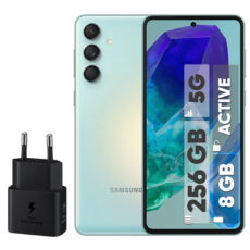 گوشی موبایل سامسونگ مدل Galaxy M55 5G دو سیم کارت ظرفیت 256 گیگابایت و رم 8 گیگابایت – اکتیو – به همراه شارژر 25 وات سامسونگ