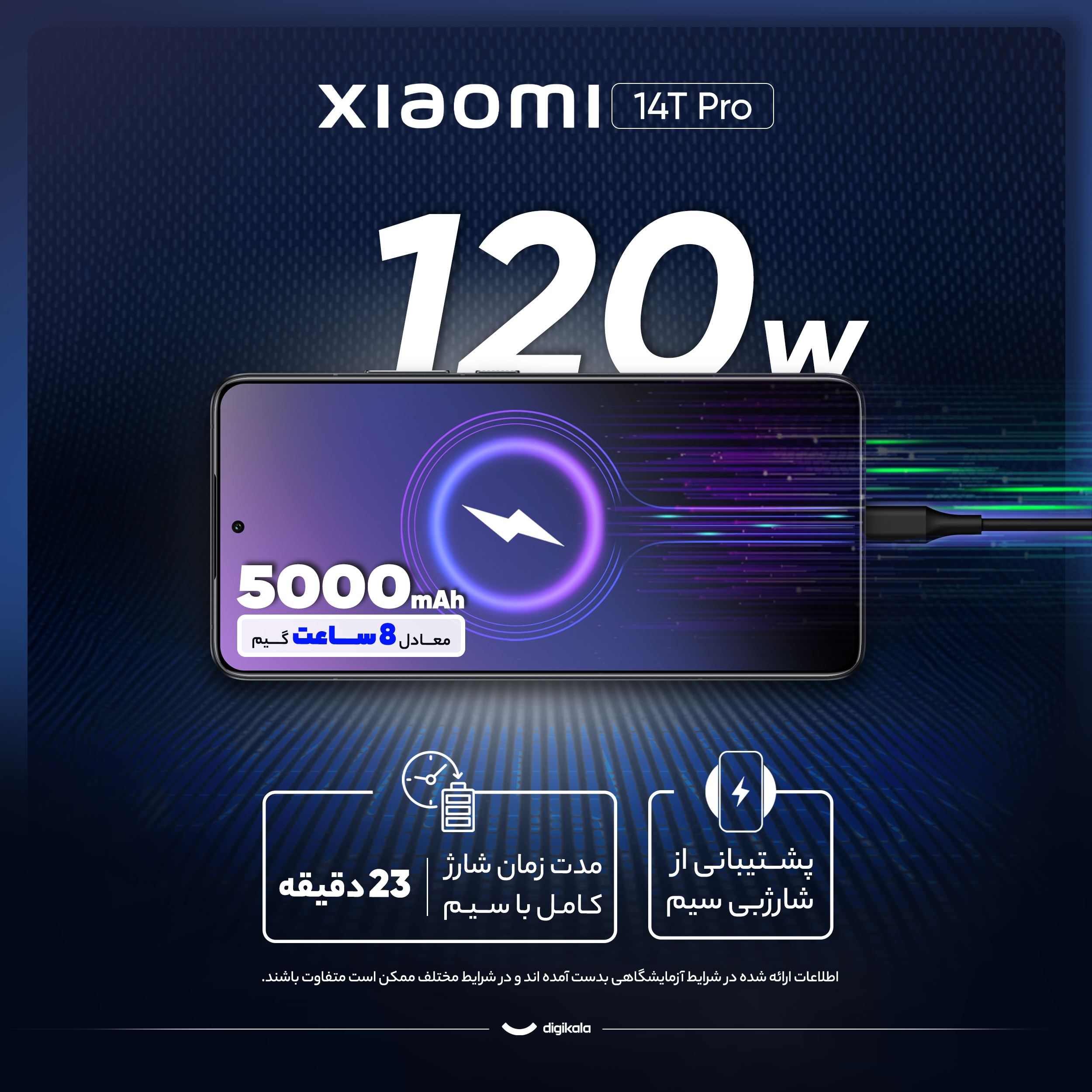 گوشی موبایل شیائومی مدل 14T Pro دو سیم کارت ظرفیت 512 گیگابایت و رم 12 گیگابایت - نسخه بدون شارژر