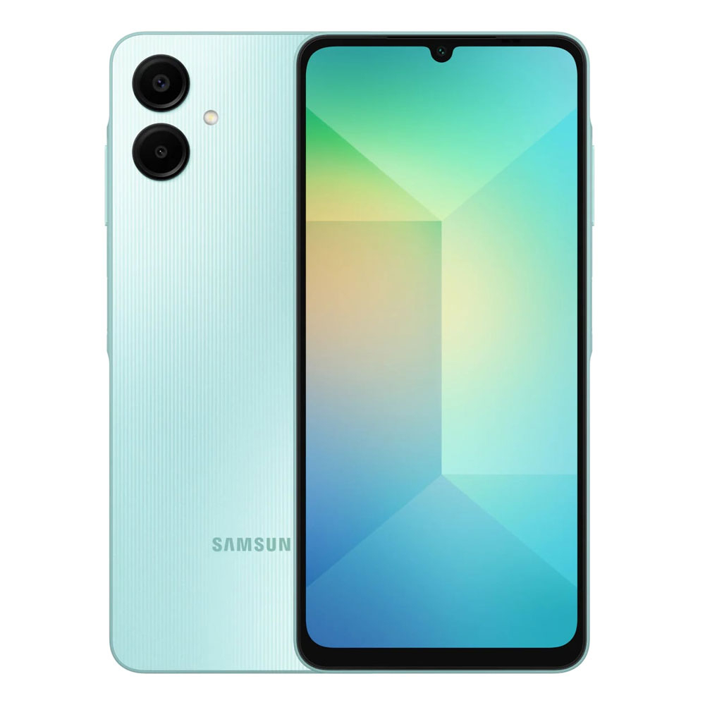 گوشی موبایل سامسونگ مدل Galaxy A06 5G دو سیم کارت 64 گیگابایت و رم 4 گیگابایت به همراه شارژر 25 وات سامسونگ