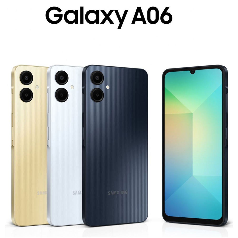 گوشی موبایل سامسونگ مدل Galaxy A06 5G دو سیم کارت 64 گیگابایت و رم 4 گیگابایت به همراه شارژر 25 وات سامسونگ