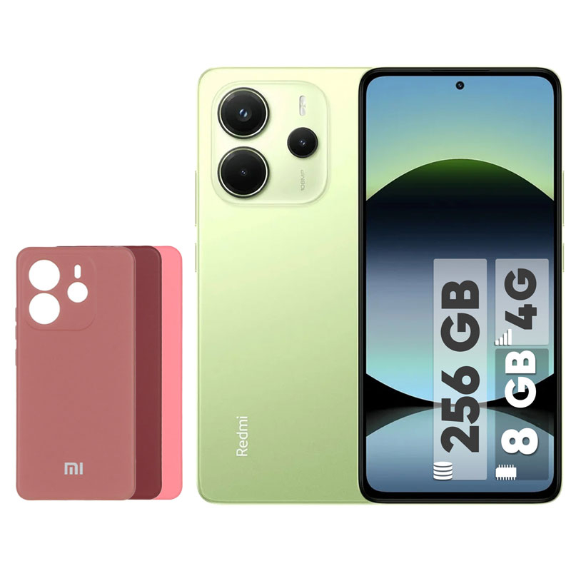 گوشی موبایل شیائومی مدل Redmi Note 14 4G دو سیم کارت ظرفیت 256 گیگابایت و رم 8 گیگابایت - به همراه سه عدد قاب