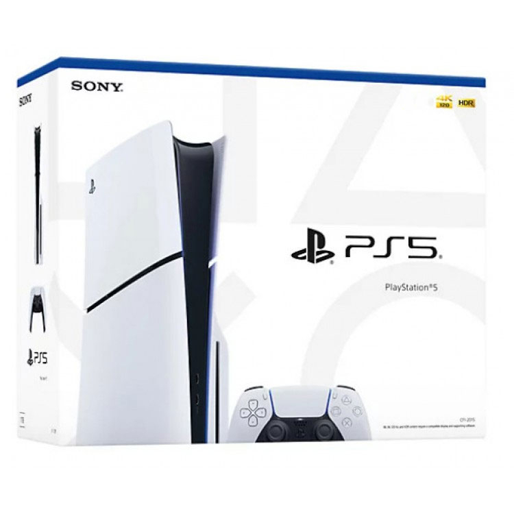 کنسول بازی سونی مدل PlayStation 5 Slim ریجن اروپا سری 2016A نسخه دیسک‌خور ظرفیت یک ترابایت به همراه دسته اضافی و بازی EA SPORTS FC 26