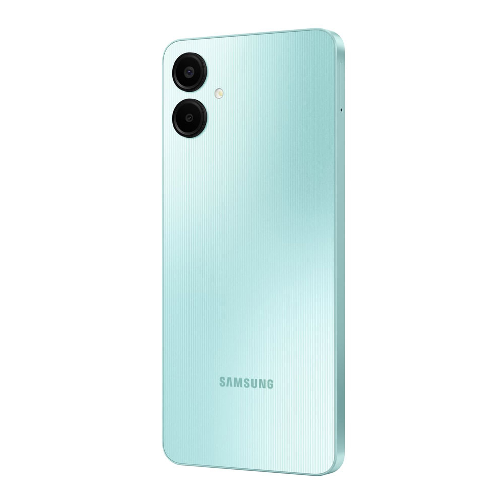 گوشی موبایل سامسونگ مدل Galaxy A06 5G دو سیم کارت 64 گیگابایت و رم 4 گیگابایت به همراه شارژر 25 وات سامسونگ