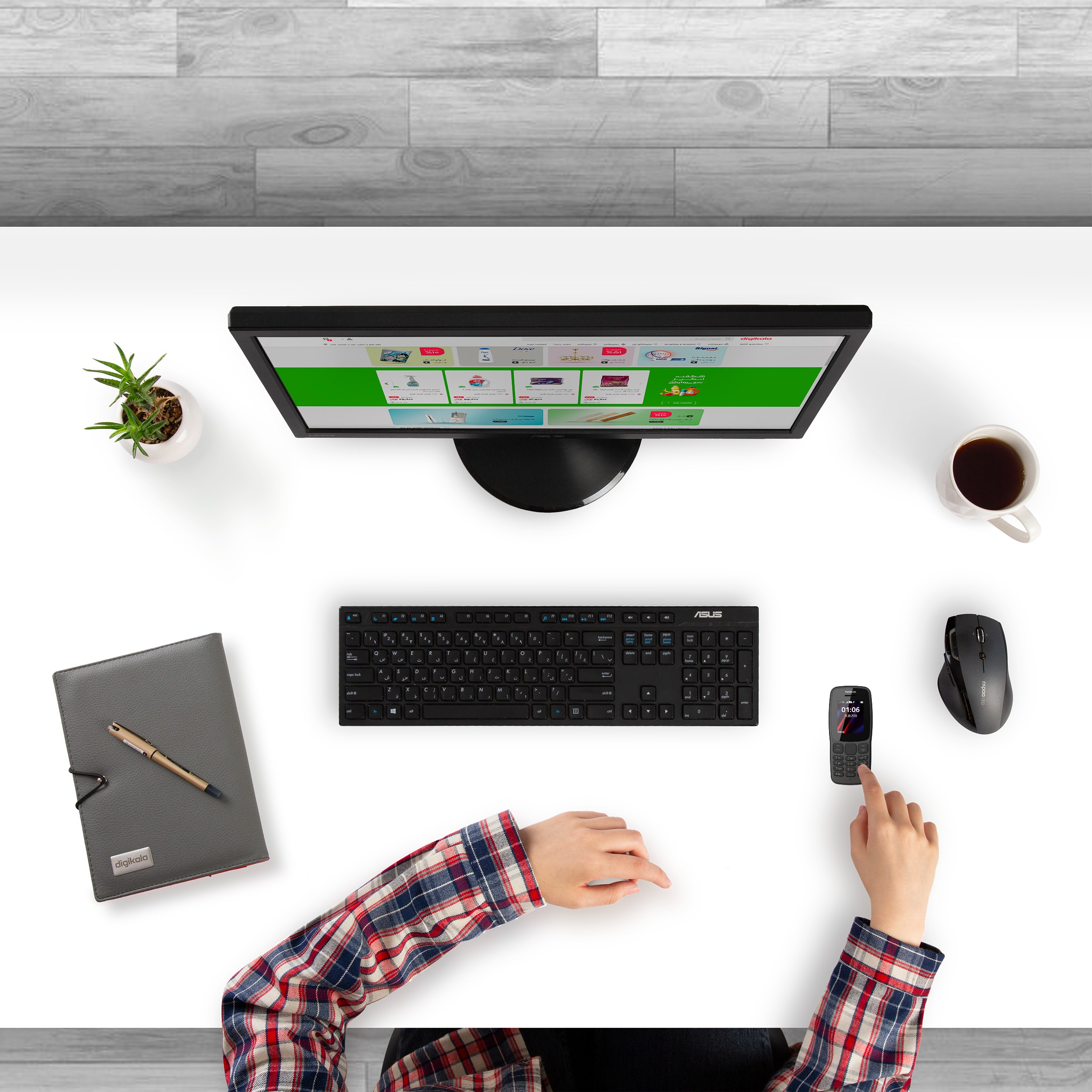 گوشی موبایل نوکیا مدل 2018 106 FA دو سیم کارت ظرفیت 4 مگابایت و رم 4 مگابایت