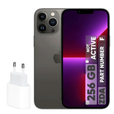 گوشی موبایل اپل مدل iPhone 13 Pro Max ZDA تک سیم‌ کارت ظرفیت 512 گیگابایت و رم 6 گیگابایت – نات اکتیو پارت نامبر F – به همراه شارژر 20 وات اپل