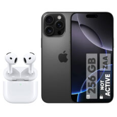 گوشی موبایل اپل مدل iPhone 16 Pro Max ZAA دو سیم کارت ظرفیت 256 گیگابایت و رم 8 گیگابایت – به همراه هدفون بلوتوثی اپل مدل AirPods 4
