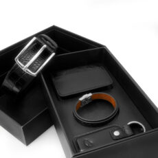 ست هدیه مردانه چرم عطارد مدل چرم طبیعی کد A112