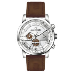 ساعت مچی عقربه‌ای کوارتز مردانه چاکسیگو مدل اسپرت کلاسیک تک موتوره بند چرم کد ۱