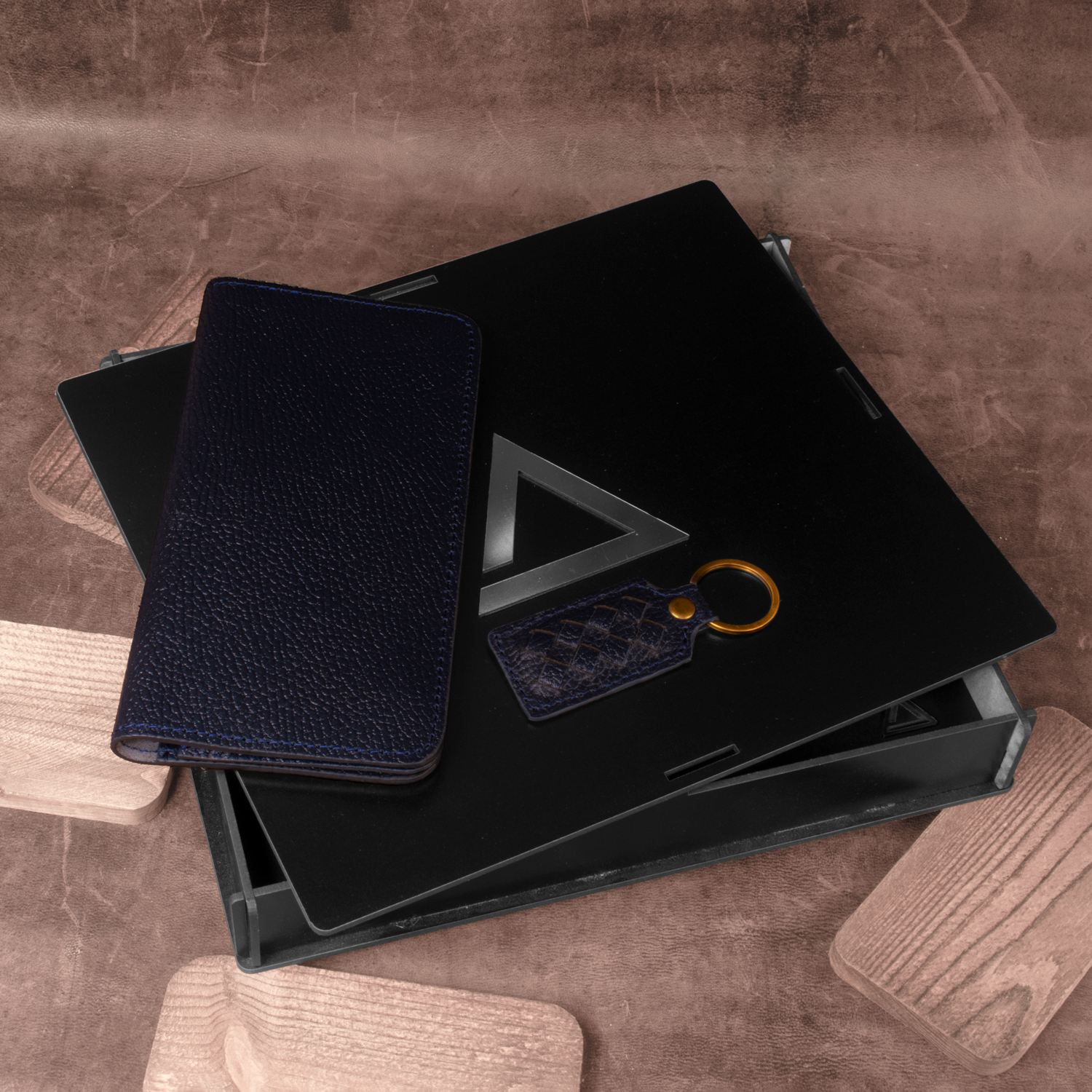 ست هدیه چرم آراهمراه مدل ARASET15