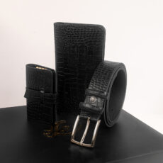 ست هدیه مردانه چرم عطارد مدل چرم طبیعی کد A52