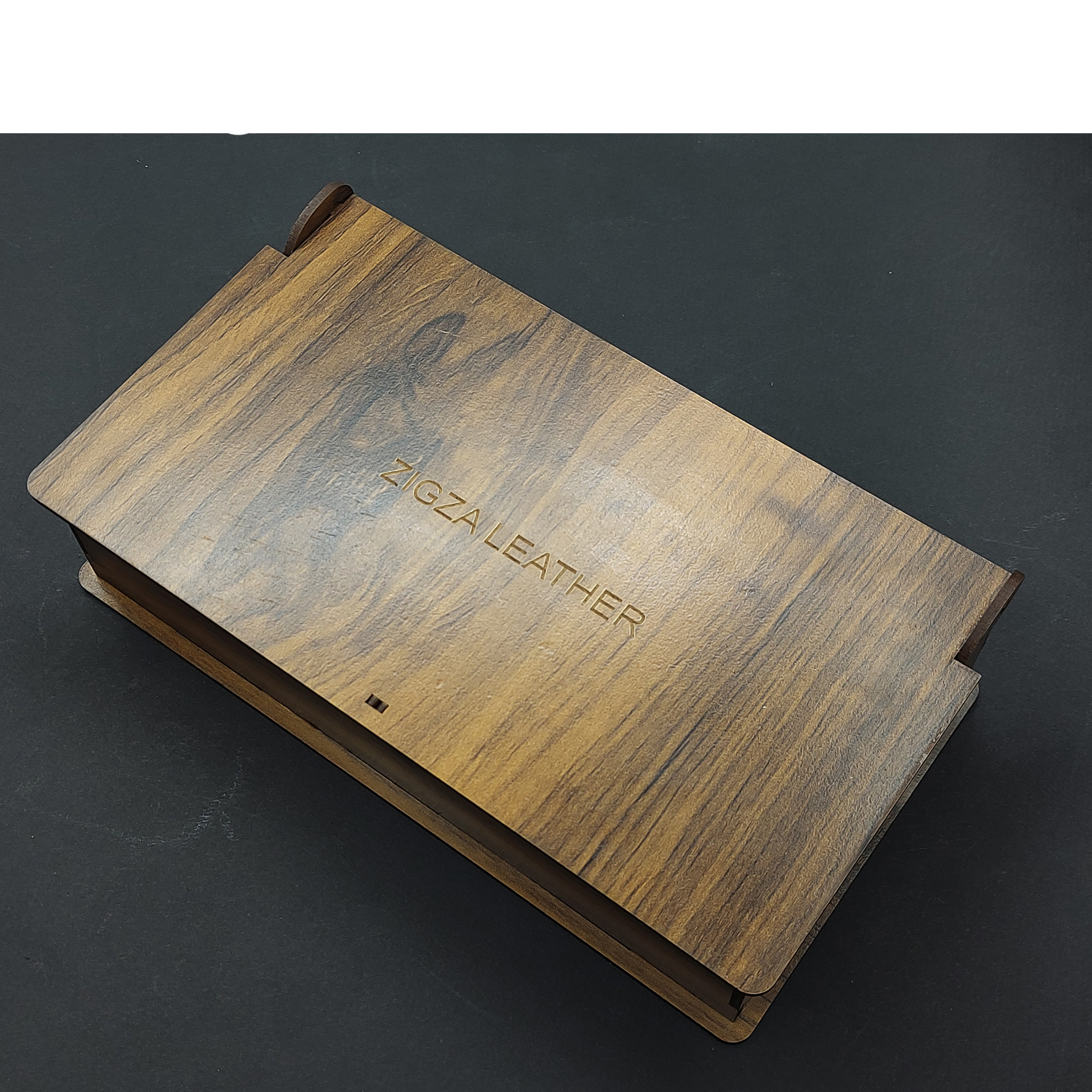 کیف پول مردانه زیگزا مدل چرم طبیعی Lizard