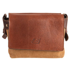 کیف رودوشی چرم آسو مدل تیروژه برزنت کد 02