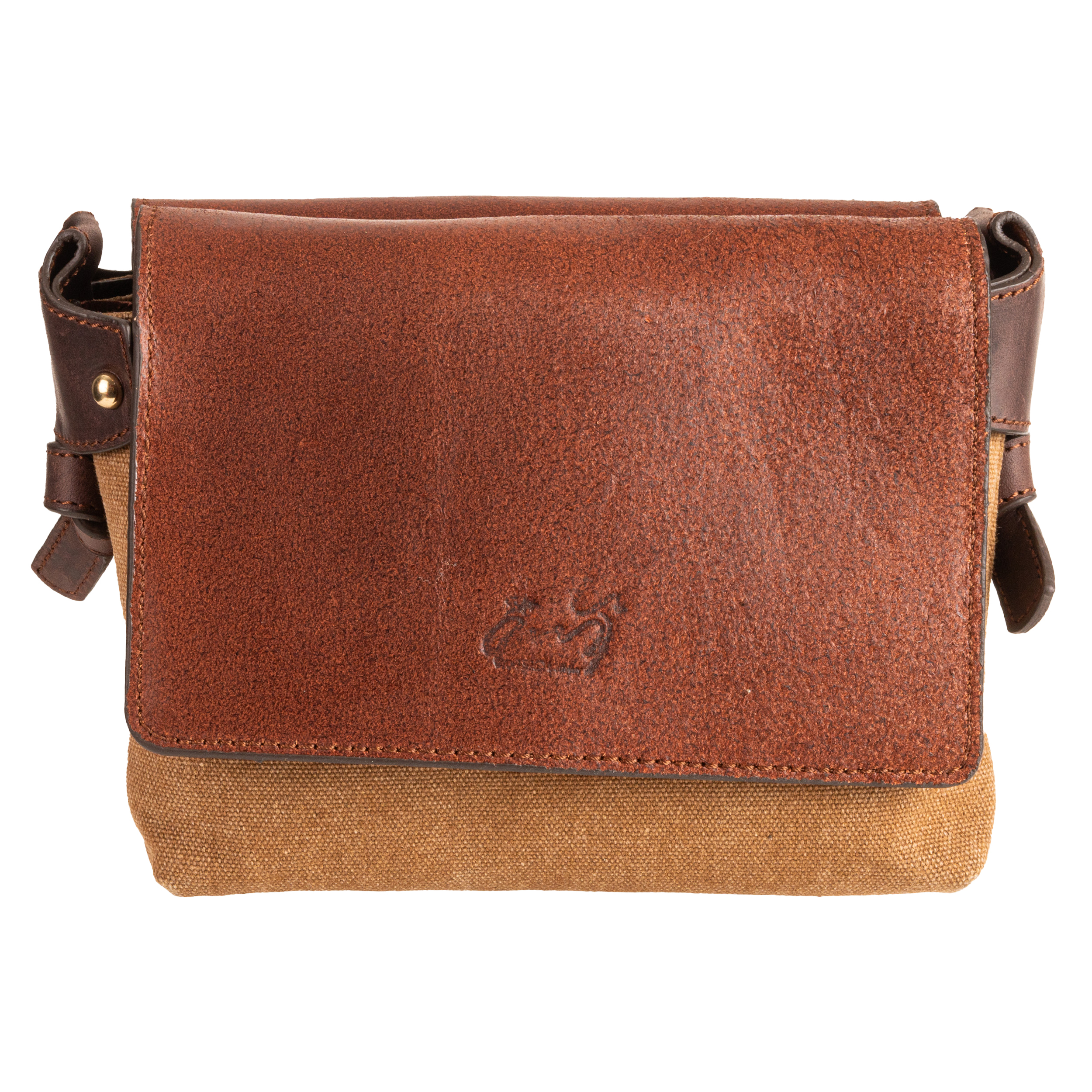 کیف رودوشی چرم آسو مدل تیروژه برزنت کد 02