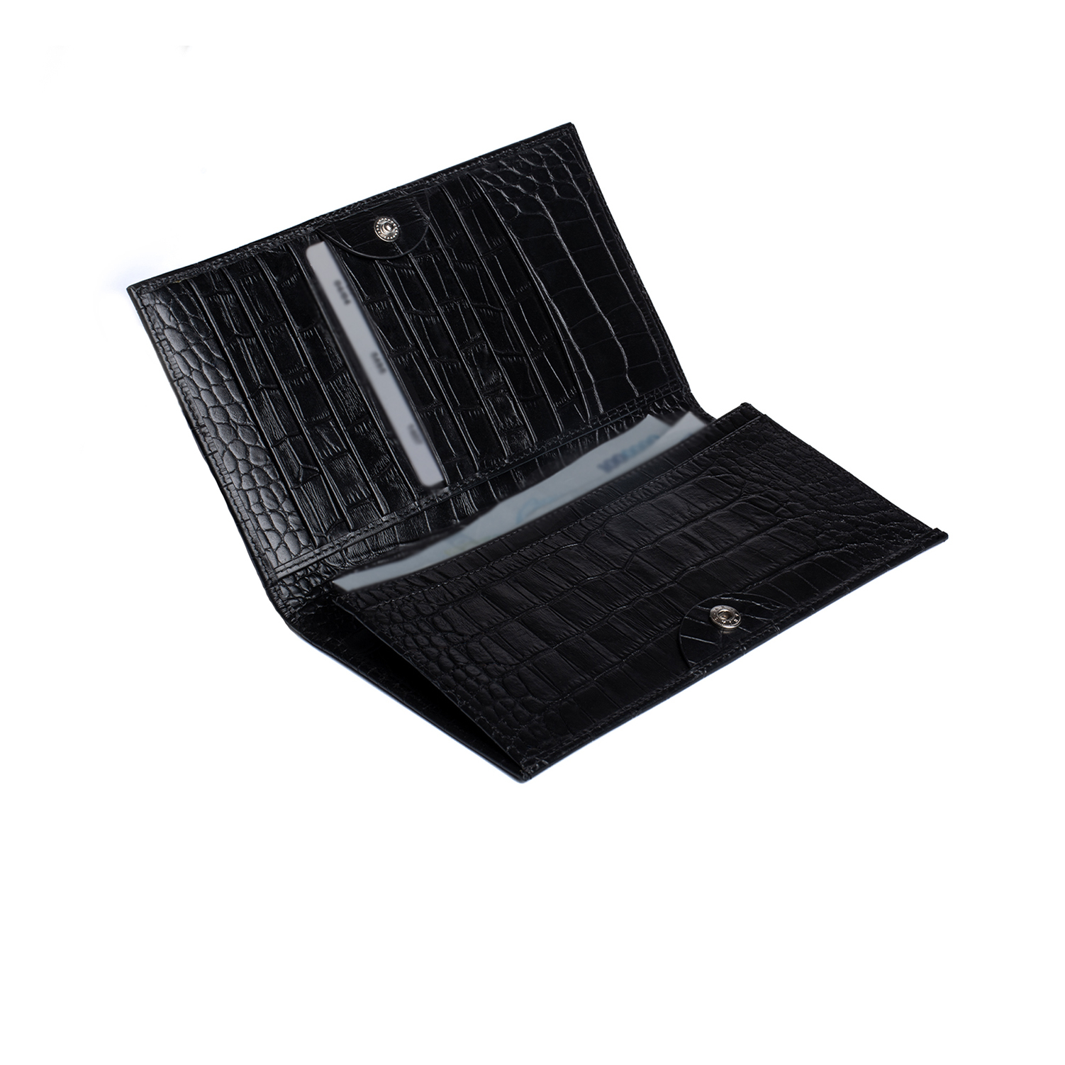 کیف پول مردانه آناک چرم مدل استیو کروکو