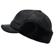 کلاه مردانه مدل چرم گوشدارset.5874