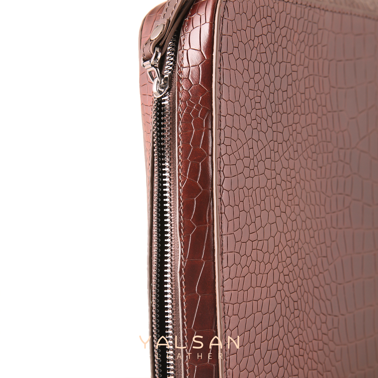 کیف اداری مردانه چرم یلسان مدل کلاور کد 113-PRM-03