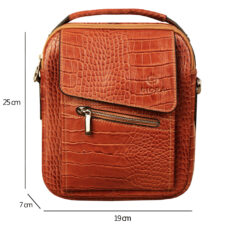 کیف رودوشی مردانه بیورا مدل زیپ کج dbb78