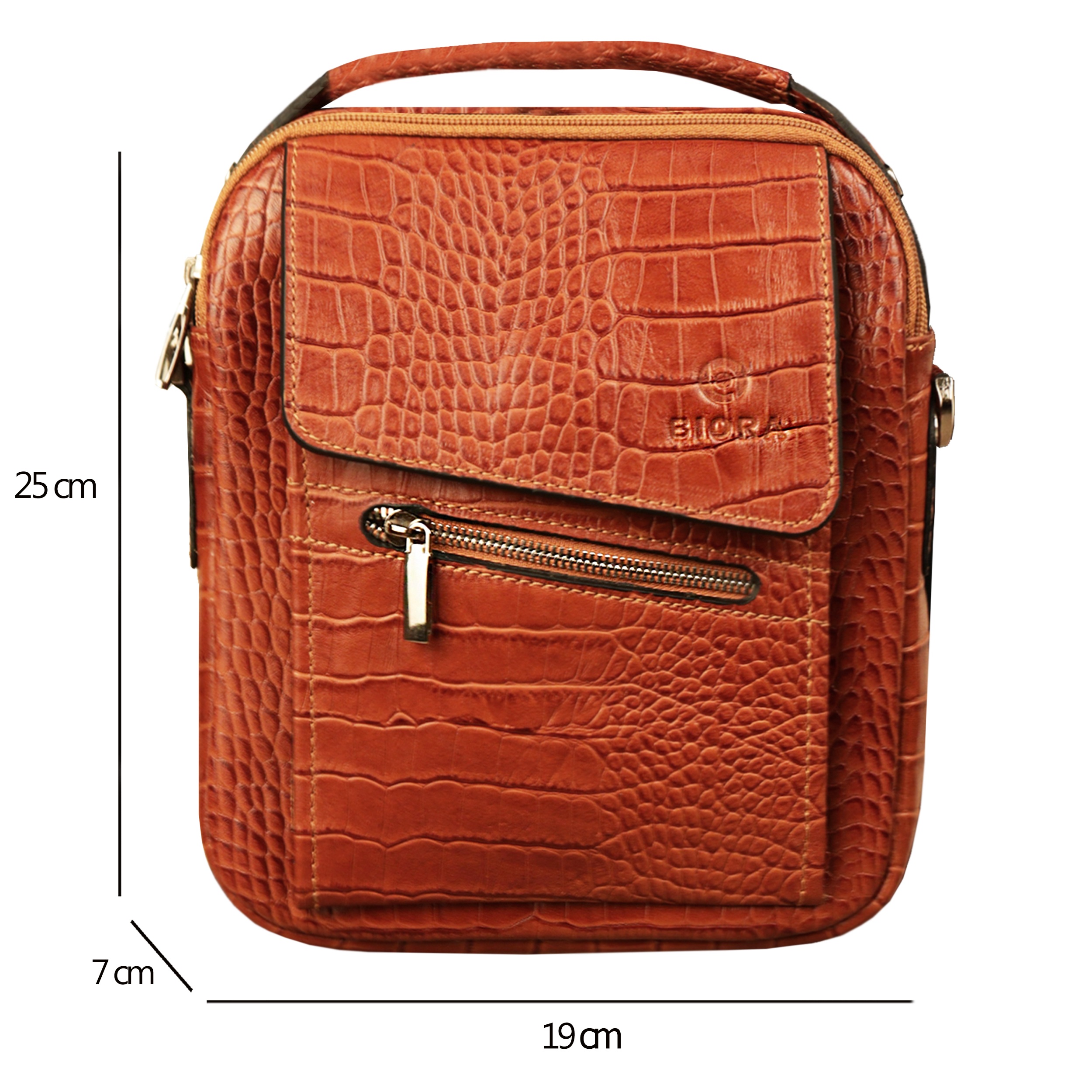 کیف رودوشی مردانه بیورا مدل زیپ کج dbb78