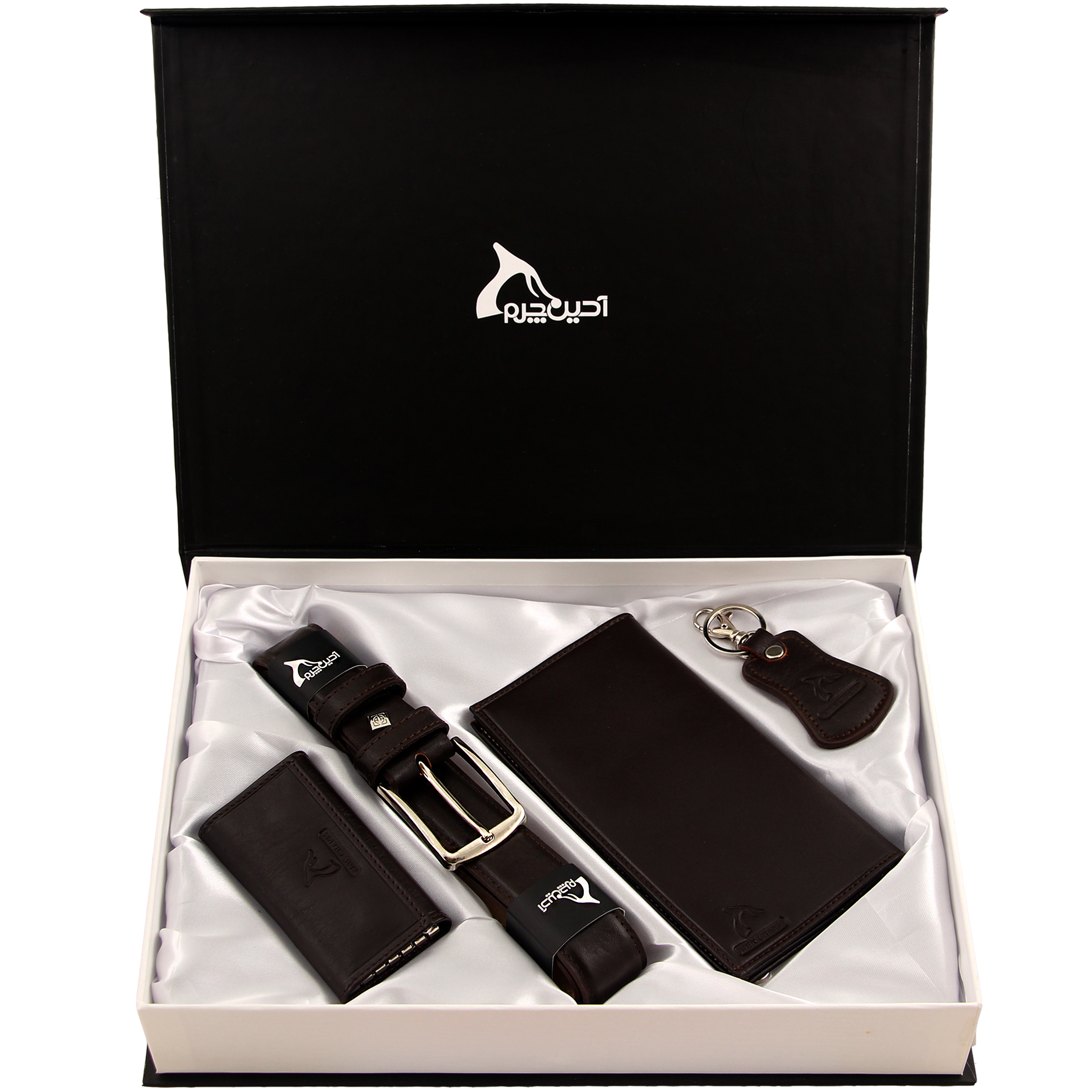 ست هدیه مردانه چرم بارز مدل DS18+G1