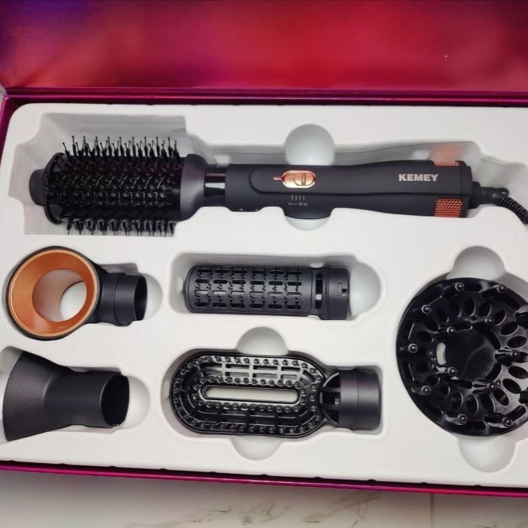 سشوار برس دار حالت دهنده کمی مدل CFJ-KM-9205