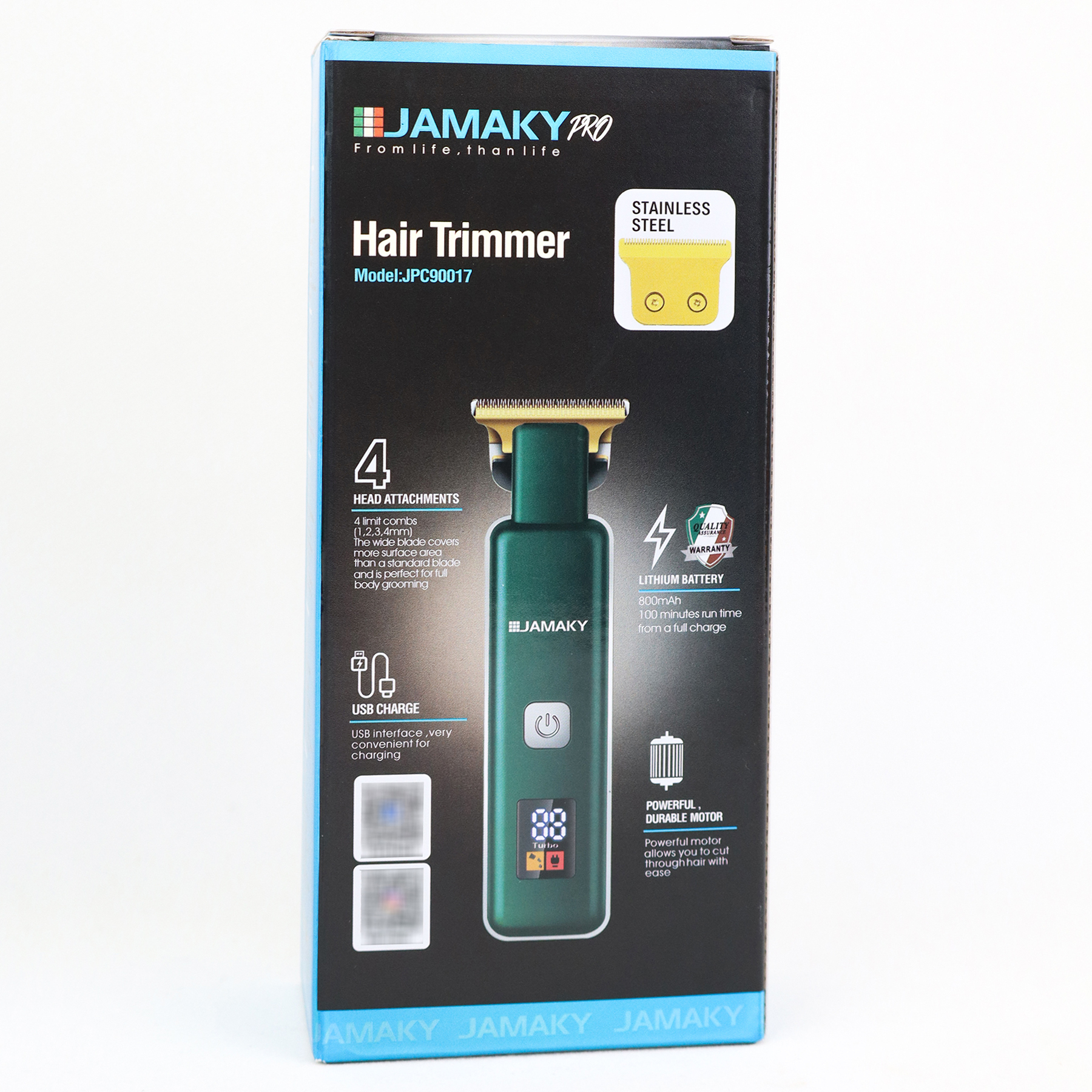 ماشین اصلاح موی سر و صورت شارژی جاماکی مدل JPC90017