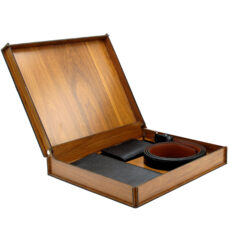 ست هدیه مردانه مدل چرم طبیعی کد MRSSET1