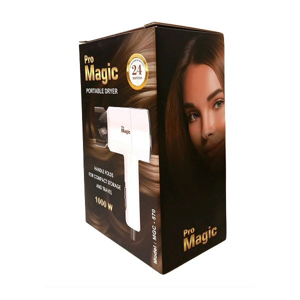 سشوار مسافرتی 1000 وات پرومجیک مدل MGC_570