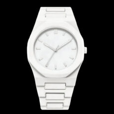 ساعت مچی عقربه‌ای کوارتز مردانه مدل کلاسیک بند سبک قفل مخفی کد ۱۲