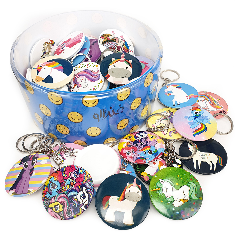 جاکلیدی خندالو مدل اسب تک شاخ یونیکورن کد 1 مجموعه 50 عددی