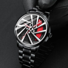 ساعت مچی عقربه‌ای مردانه اسکمی مدل رینگ چرخان