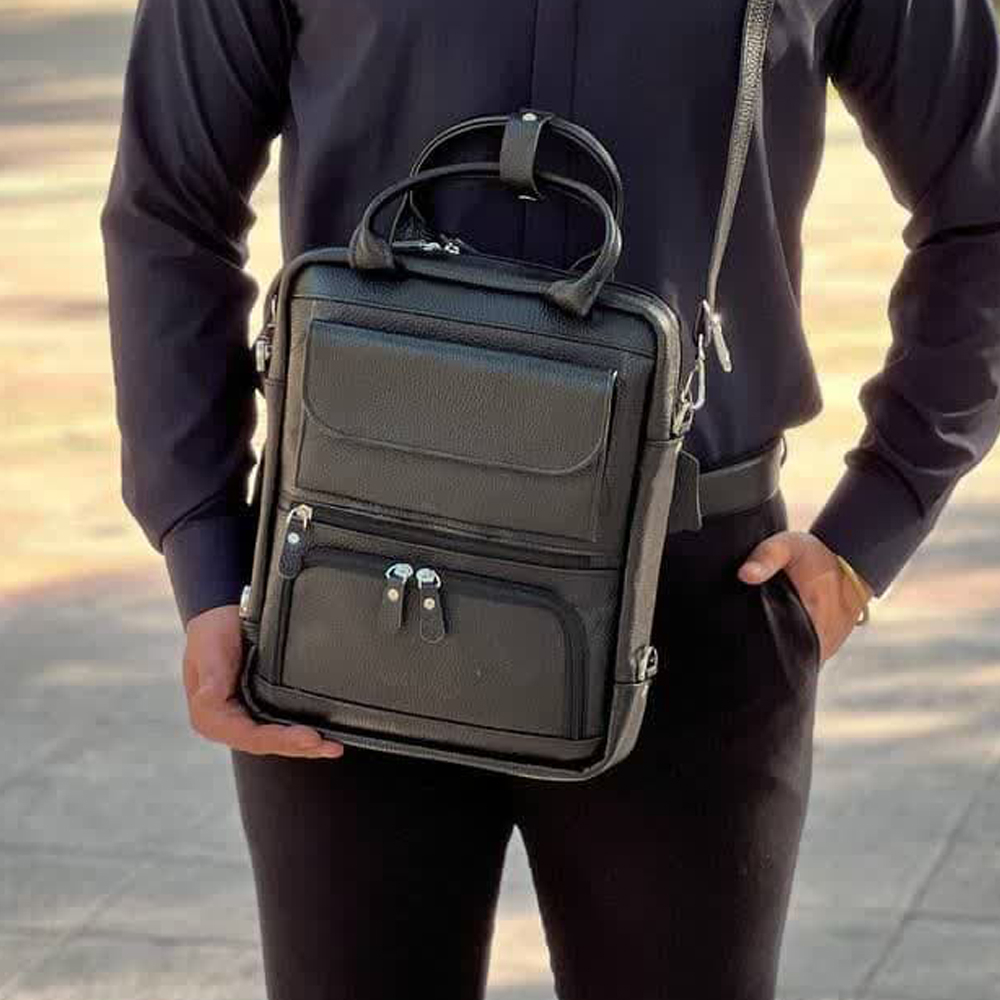 کیف اداری مردانه مدل چرم طبیعی کد 7-SD