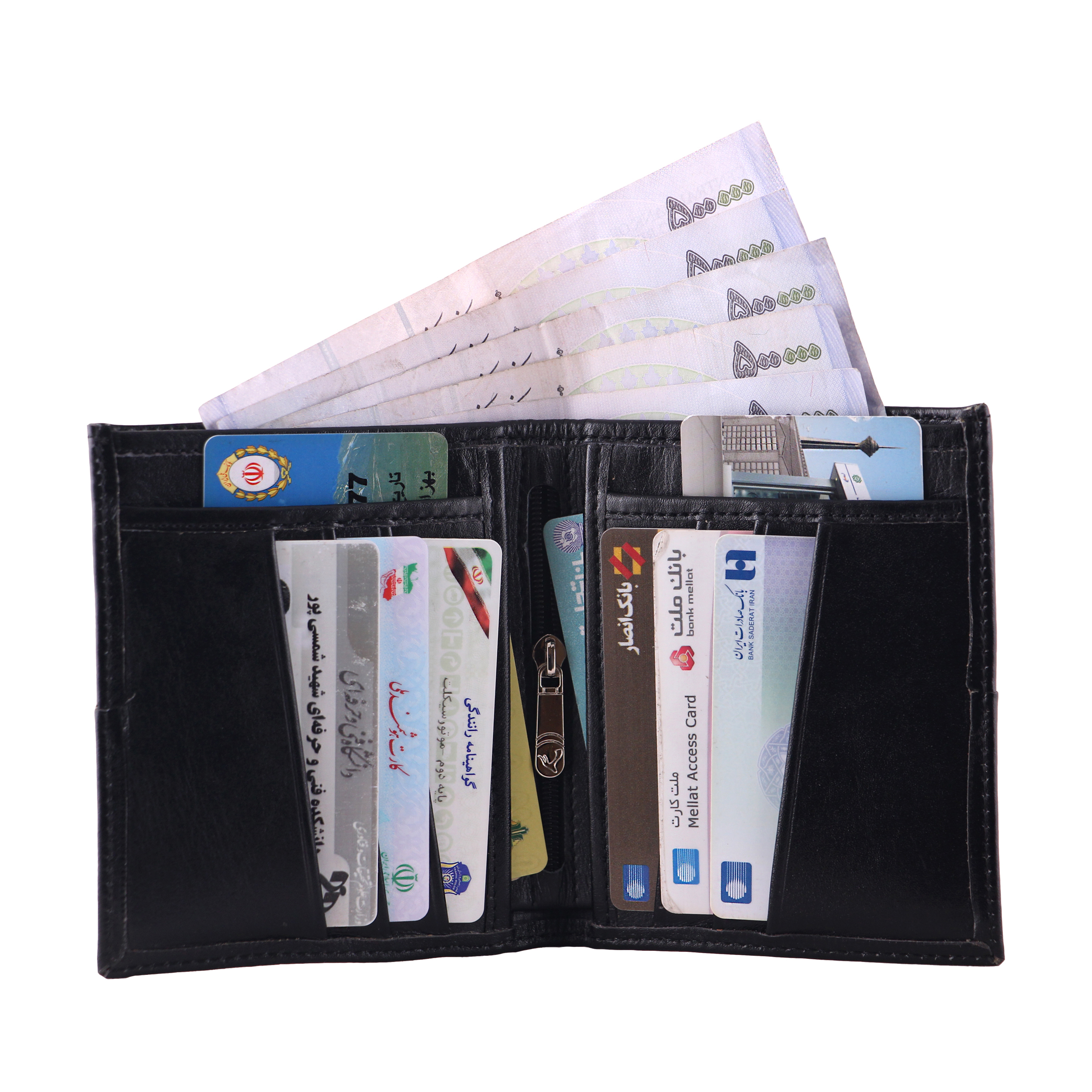 کیف پول چرم بارز مدل DM90