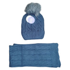 ست کلاه و شال گردن بافتنی مدل MR