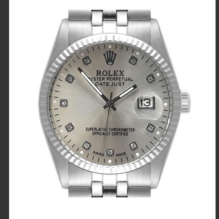 ساعت مچی عقربه‌ای مردانه مدل کلاسیک دیت جاست کد r-n