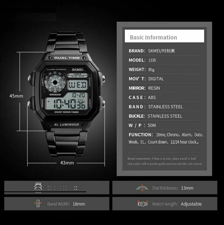 ساعت مچی دیجیتال اسکمی مدل 1335S