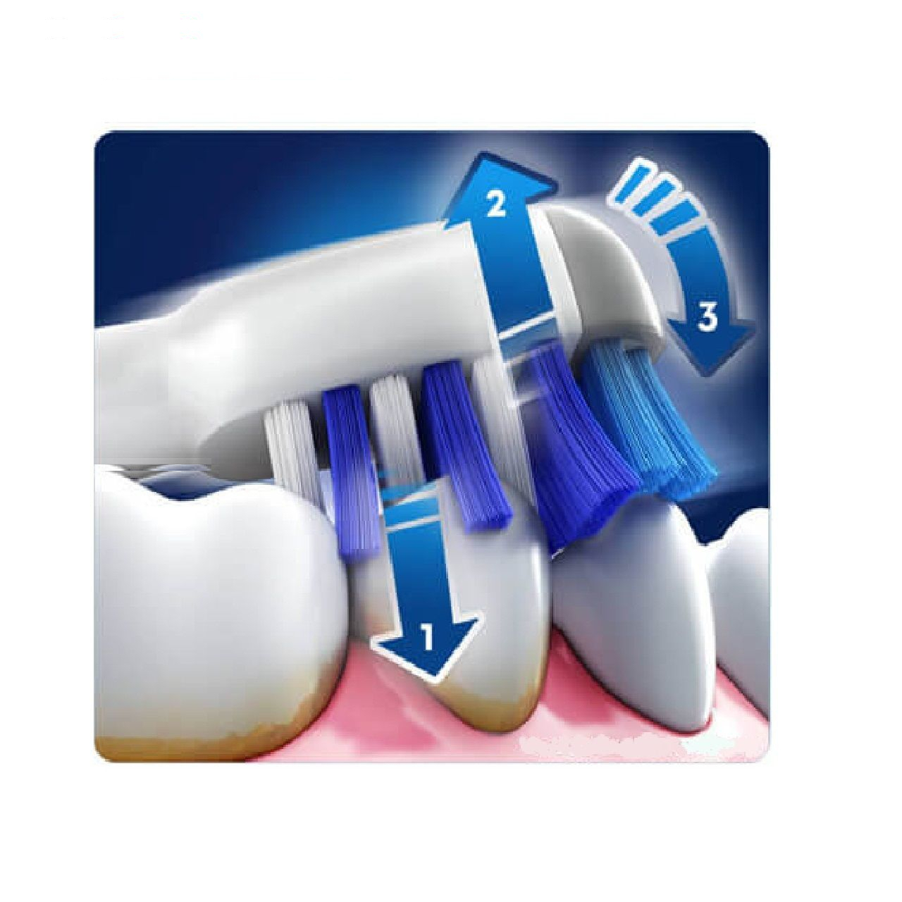 سری یدک مسواک برقی اورال-بی مدل TriZone بسته 4 عددی