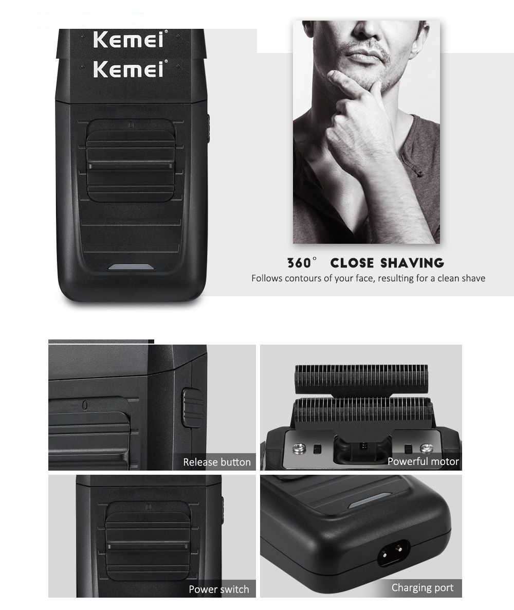 ماشین اصلاح موی صورت کیمی مدل KM-1102
