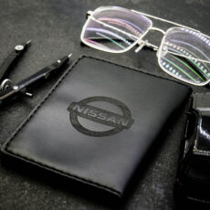 کیف مدارک مردانه چرمینه اسپرت طرح نیسان کد 43024-B