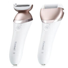 ماشین اصلاح موی بدن، ماساژور و برس پاکسازی صورت کیمی مدل KM-8001