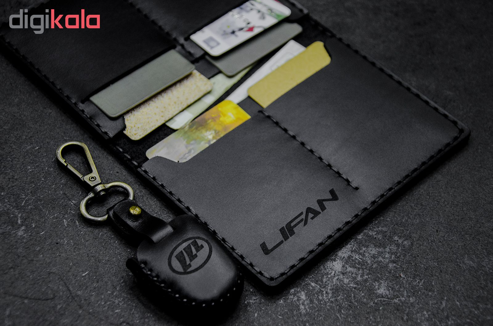 ست هدیه چرمینه اسپرت طرح لیفان کد 57027-B