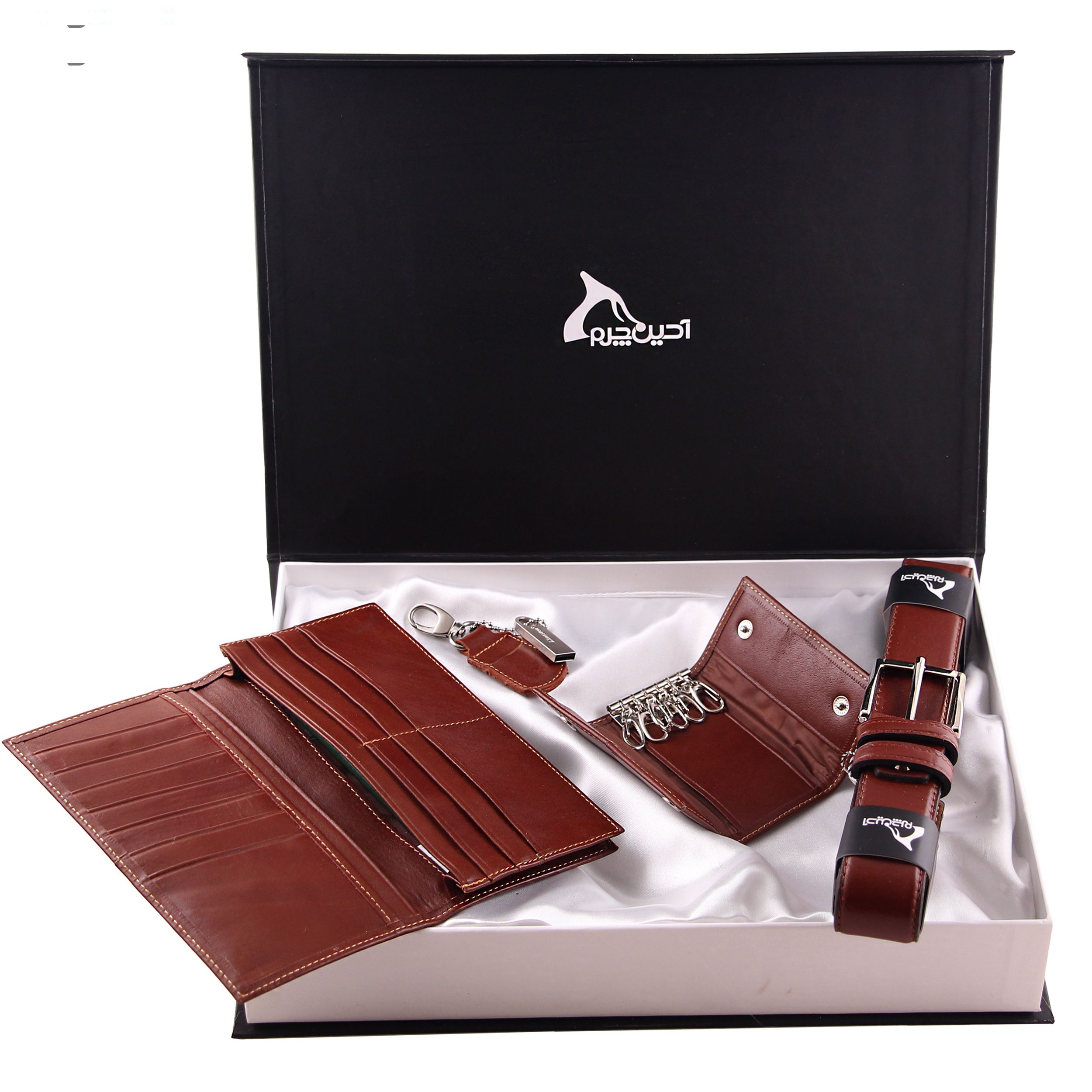 ست هدیه مردانه چرم بارز کد DS53