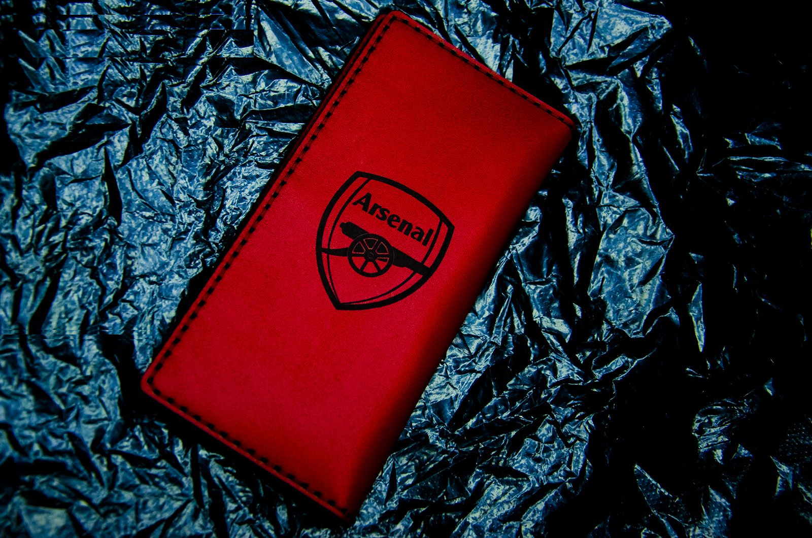 کیف پول چرمینه اسپرت طرح آرسنال کد 5009