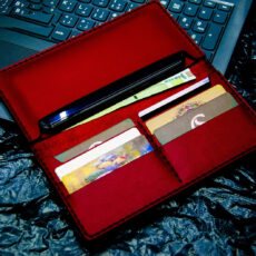 کیف پول چرمینه اسپرت طرح آرسنال کد 5009