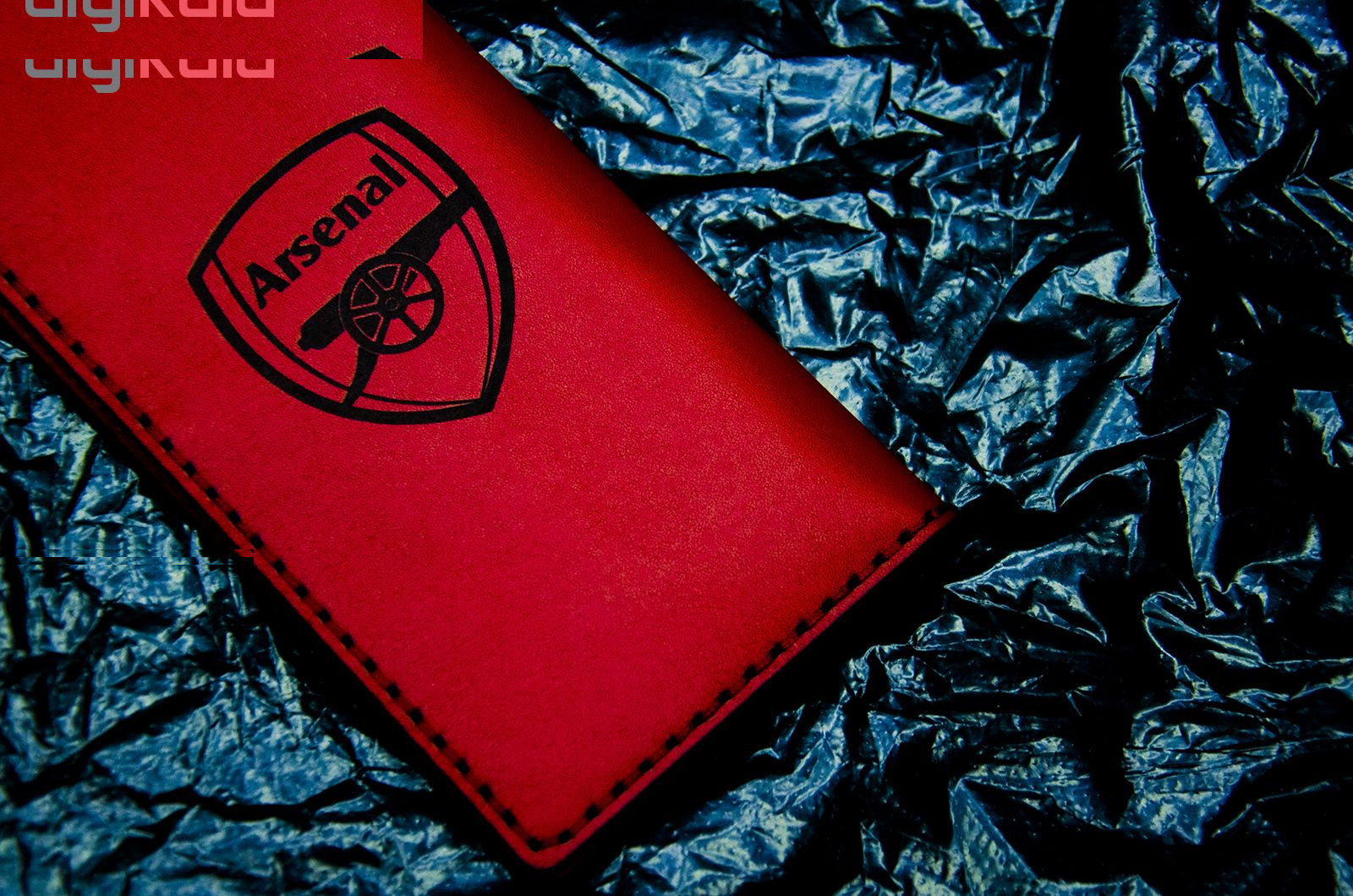 کیف پول چرمینه اسپرت طرح آرسنال کد 5009