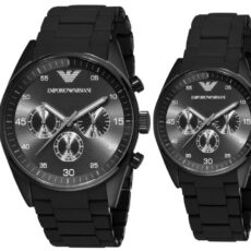 ست ساعت مچی عقربه ای زنانه و مردانه کد A-0002