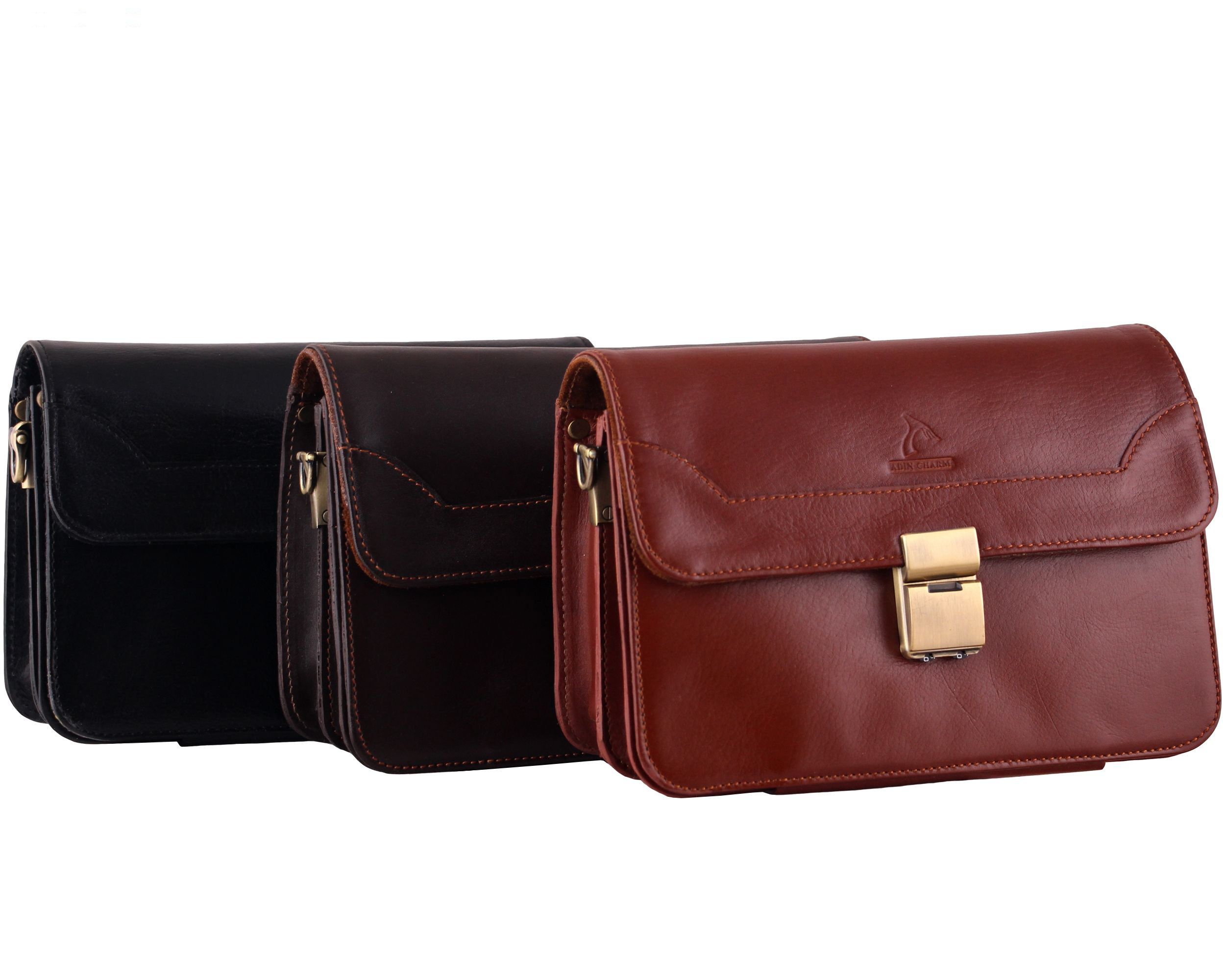 کیف دستی مردانه چرم بارز مدل DG1