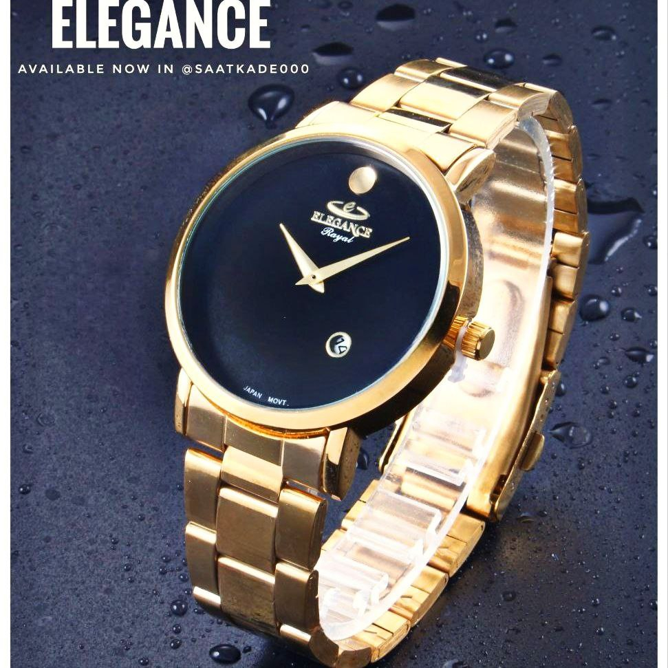 ساعت مچی عقربهای مردانه الگانس مدل صفحه ساده