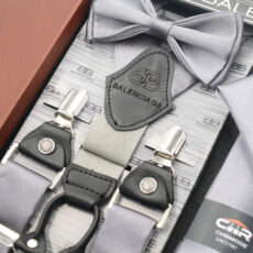 ست ساسبند و کراوات و پاپیون مردانه سی اچ آر کد MH090GY