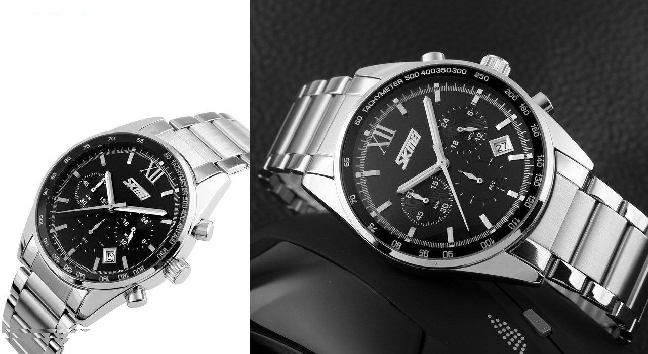 ساعت مچی عقربه ای مردانه اسکمی مدل 9096 کد 01